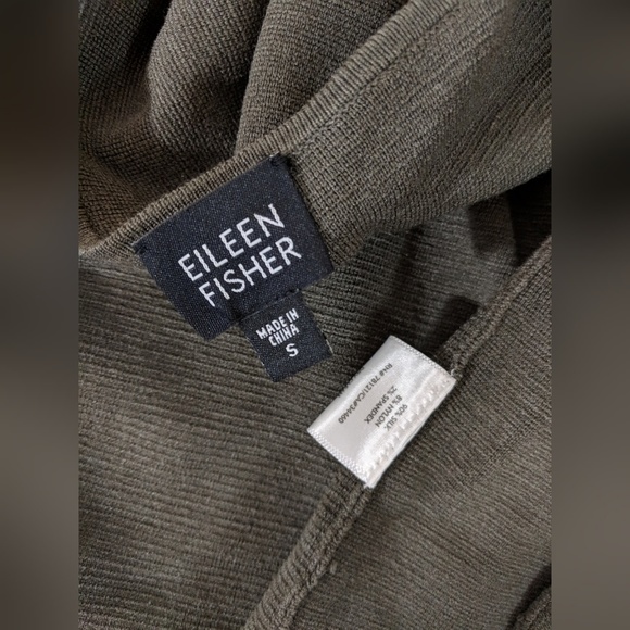 Eileen Fisher S Silk Blend Knit Sweater Cardigan - Picture 2 of 8